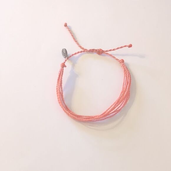 788 Pura Vida Peach Adjustable Slider Bracelet‎ - Picture 3 of 4